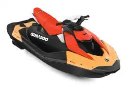 2027 Sea-doo Watercraft Spark For 3 Sunrise Orange / Dragon Red 90 Hp
